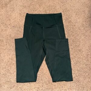 Girlfriend Collective Forest Green Leggings